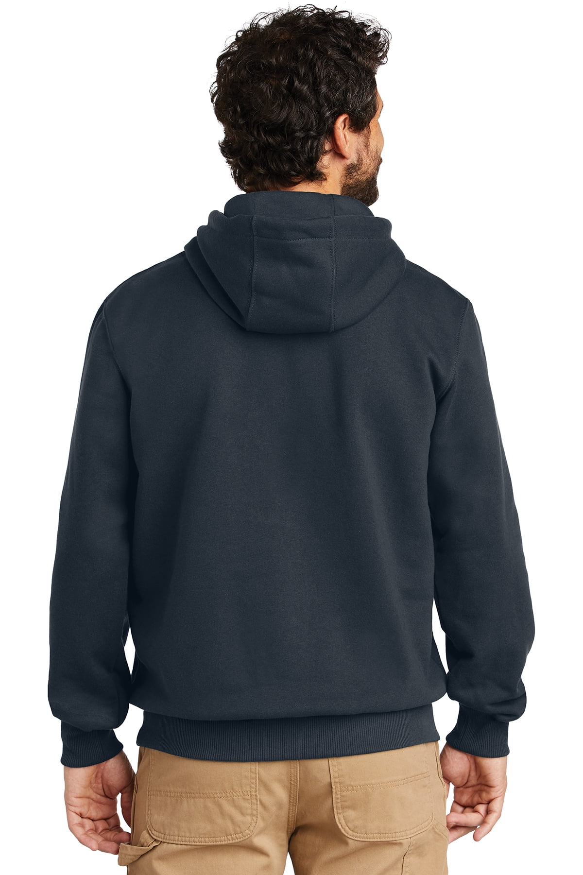 Carhartt Men's Size Rain-Defender Paxton Heavyweight Hooded Sweatshirt-Tall X-Large New Navy