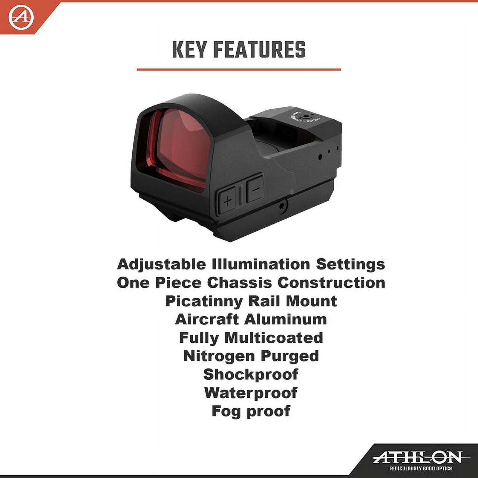 Athlon Midas LE Red Dot with Lens Cleaning Pen Bundle