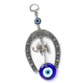 thumbnail image 3 of 4x Herradura de elefante para colgar en la pared con forma de ojo turco azul, herradura de elefante, adorno de la suerte para coche, decoración del hogar, 3 of 5