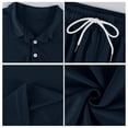 thumbnail image 5 of CIENVNSTG Mens Sets 2 Piece Outfits Polo Shirt Short Sleeve Beach Shorts Set Summer Loose Streetwear Sport Basic Fashion Clothing Set Blue S, 5 of 7