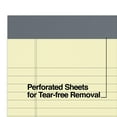 thumbnail image 4 of Staples TRU RED Notepads 5" x 8" Narrow Ruled Canary 50 Sheets/Pad 6 Pads/Pack (TR57357) TR59899, 4 of 6