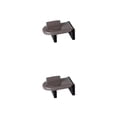 thumbnail image 2 of Riwesomey Ventana corredera Cerradura de seguridad para niños Metal ajustable Sin espacio de perforación Tope de gabinete Puertas Pestillos Hardware de Marrón 2piezas Riwesomey CBP491459, 2 of 6