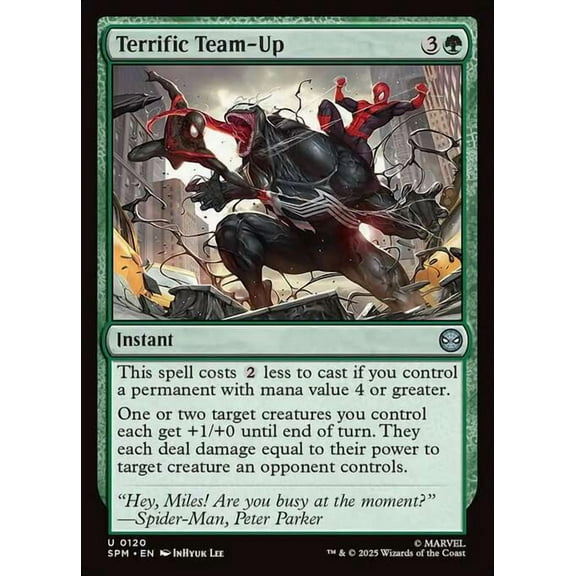 MtG Marvel's Spider-Man Uncommon Terrific Team-Up #120