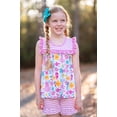 thumbnail image 3 of Millie Loves Lily Girls Pink Ocean Wonder Top and Short Set, Big Girls, Size 6, 2-PCS, 3 of 5