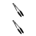 thumbnail image 4 of Moyic BBQ Grilling Tong Anti-skid Barbecue Food Restaurant Clip Accessory Tool Grill Kitchen Household Reusable Portable 27.5x4cm 2Conjunto, 4 of 6