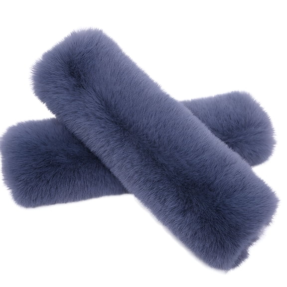 MELIVO 1 Pair Seat Belt Cover Comfortable Soft Fluffy Universal Car Seat Belt Pad Cushion Vehicle Supplies