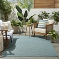thumbnail image 5 of Nourison Practical Solutions Indoor/Outdoor Aqua 7' x 10' Area Rug (7x10), 5 of 10