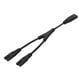 thumbnail image 2 of IEC320 C8 a 2x C7 Cable de alimentación 2 clavijas 0,75 cuadrado Reemplazar pieza, 2 of 8