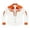 Orange, variant on KHONTS Western Cowboys Shirts for Kids Button down Casual Collared Shirts,Size 4-13 Years Yellow 160