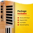 thumbnail image 5 of HeatWave 1-2 Person Hemlock Infrared Sauna W/ 5 Carbon Heaters, 5 of 7