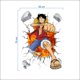 thumbnail image 2 of Pegatinas de pared autoadhesivas 3D de One Piece Luffy, graffiti para dormitorio de niño, pegatinas creativas de PVC de dibujos animados, 2 of 2