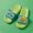 Green, variant on SDJMa Summer Boys And Girls PVC Little Dinosaur Non-slip Children's Slippers
