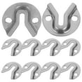 thumbnail image 2 of Dayesque 20pcs Metal Keyhole Hangers with Raised Slot Brackets for Picture Frames, Mirrors, Cabinets, Wall Mounting Hardware, 2 of 8