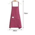thumbnail image 7 of Travelwant Kitchen Cooking Aprons, Adjustable Bib Soft Chef Apron with Pockets for Men Women (Stripes), 7 of 7