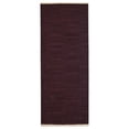 thumbnail image 3 of Rugsotic Carpets Eco-Friendly Woven Hand Woven Kilim Flat Weave Plum Solid Area Rug, 2'6''x8' Runner, Antimicrobial, 3 of 5