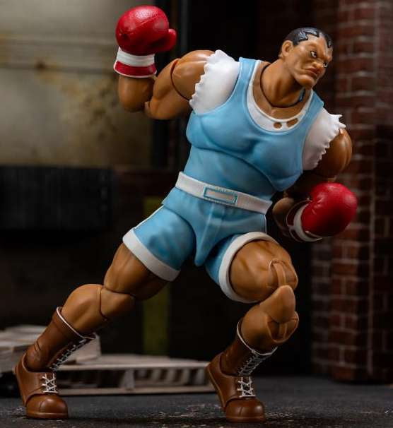 Street Fighter II Balrog Action Figure – 1:12 Deluxe Scale by Jada Toys – 6" Tall, Fully Articulated, Collector Packaging