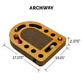 thumbnail image 5 of FurHaven Pet Cat Scratcher | Archway Corrugated Cat Scratcher Busy Box with Catnip, Tan Woodgrain, 5 of 10