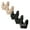 Black2, variant on 5 Pack Plus Size Bras for Women Wirefless Lace Full Coverage Push up Bras Comfortable Everyday Bra