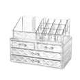 thumbnail image 4 of Organizadores de escritorio, contenedor de almacenamiento de papelería con cajón, mesa de oficina Claro, 4 of 9