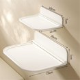 thumbnail image 2 of Estante de almacenamiento portátil de 2 piezas para mesita de noche, estante montado en la pared, estante colgante plegable para cocina, baño, Stora, 2 of 5