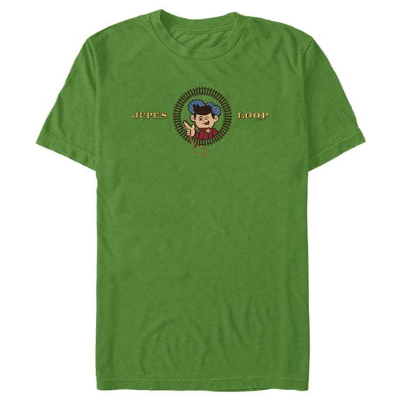 Men's NOPE Jupe's Loop  Graphic Tee Kelly Green Small