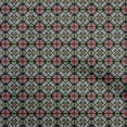 thumbnail image 1 of oneOone Cotton Poplin Black Fabric Asian Suzani Dress Material Fabric Print Fabric By The Yard 42 Inch Wide, 1 of 5