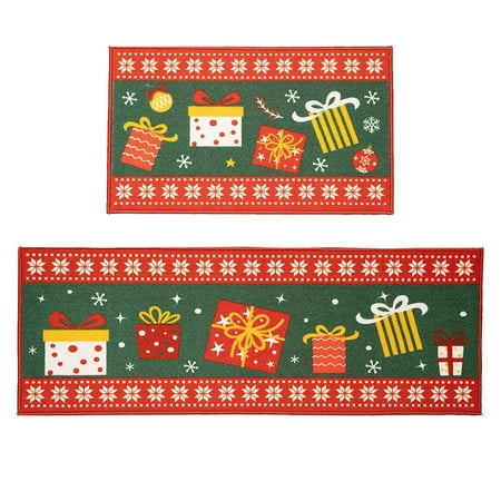 

Azrian Household Supplies Christmas-themed Carpets Non-slip Door Mats Absorbent Bathroom Porch Mats Thickened Soft Rugs Discount Sales