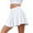 White, variant on ZZwxWA Womens Tennis Skirts High Waisted Belly Control Pleated Skirt Athletic Golf Skorts Mini Running Skirts with Pockets