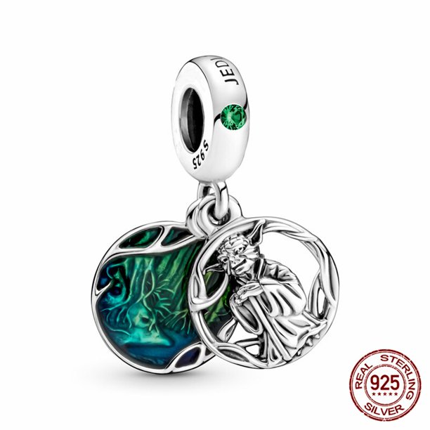 Disney Marvel Star Wars Collection DIY 100%925 Sterling Silver Bead Pendant for Pandora Original Bracelet Charm Women New Gao Jinjia LED