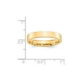 thumbnail image 2 of 14k Yellow Gold Solid Polished 4mm Standard Flat Comfort-Fit Band Size 8 Ring Ring for Women and Men, 2 of 2