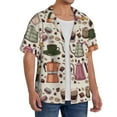 thumbnail image 2 of Kdxio Men'S Hawaiian Shirt For Men Short Sleeve Shirt Vintage Coffee Summer Casual Holiday Beach Button Down T-Shirts, 2 of 5