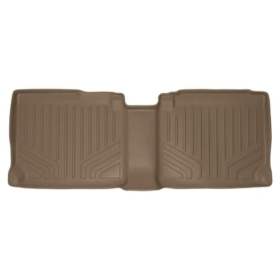 Custom Fit Floor Mats 2nd Row Liner for 2010-2017 Chevrolet Equinox, Tan