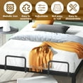 thumbnail image 5 of Tzdxfgl Mattress Slide Stopper for Bed, Non Slip Metal Mattress Gripper, Black, 2 Pack, 5 of 10