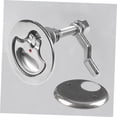 thumbnail image 3 of OULII 1Set Marine Stainless Steel Ring Pull Handle Flush Mount Plated Silver for Boat Hatch, 3 of 8