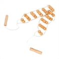 thumbnail image 4 of Masajeador de Espalda con Cuerda: Herramienta Masajeadora de 39,4 Pulgadas para Espalda, Cuello, Piernas, Cintura, Rodillo de Masaje de Madera, 4 of 6