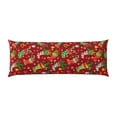 thumbnail image 2 of Disketp X-mas and New Year Print Body Pillow Cover - Super Soft 20x54 Body Pillow Case,Long Side Hidden Zipper, 2 of 8