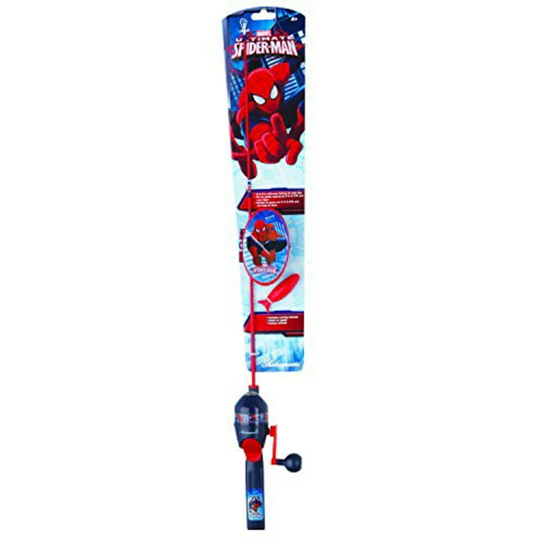 Shakespeare Spiderman Youth Spincasting Rod and Reel Combo with Tackle Box