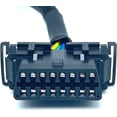 thumbnail image 3 of WWS-OBD2 J1962 Femelle pour Ouvrir Câble de Remplacement Port 16 Broches OBDII - [1 Pieds/30cm - 2 Pcs], 3 of 4