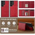 thumbnail image 3 of LC.IMEEKE L5 For Samsung Galaxy S22 Ultra 5G Magnetic Phone Case Leather Back Cover with Detachable, 3 of 5