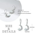 thumbnail image 7 of Coachuhhar Celtic Moon Earrings 925 Sterling Silver Crescent Opal Leverback Earrings Hypoallergenic Earrings Opal Jewelry Gifts for Women, 7 of 7