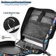 thumbnail image 4 of FORMRS Zipper Binder with Shoulder Strap 2-inch Ring 500 Sheet Capacity File Bag, Bloom Flowers, 4 of 5
