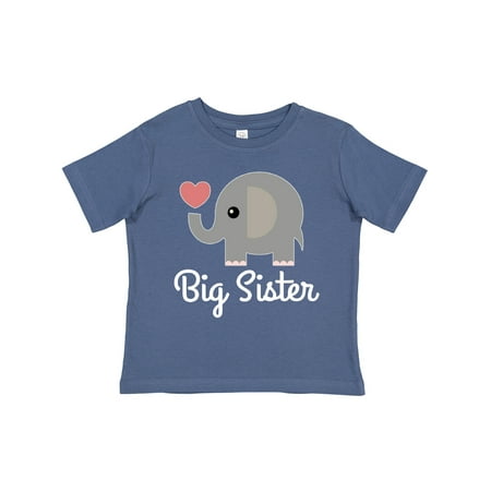 

Inktastic Big Sister Girls Announcement Gift Toddler Toddler Girl T-Shirt