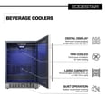 thumbnail image 5 of Edgestar Cbr1501sld 24" Wide 142 Can Built-In Beverage Cooler - Stainless Steel, 5 of 7