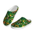 thumbnail image 2 of Yiaed Cute Christmas Stocking Bear Print Slippers Fuzzy Warm Cozy Slippers Non Slip House Slippers For Indoor Outdoor Slippers House Slippers-13, 2 of 7