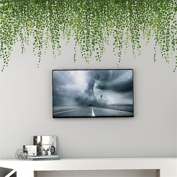 Vikakiooze Home Decor , Green Plant Sticker Wall Sticker Removable Art Mural Party Decal Decoration