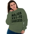 thumbnail image 3 of Major Key Success Motivational Sweatshirt for Men or Women Brisco Brands X, 3 of 6