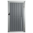 thumbnail image 3 of vidaXL Tool Shed Outdoor Storage Shed with Lockable Door Galvanized Steel, 3 of 7
