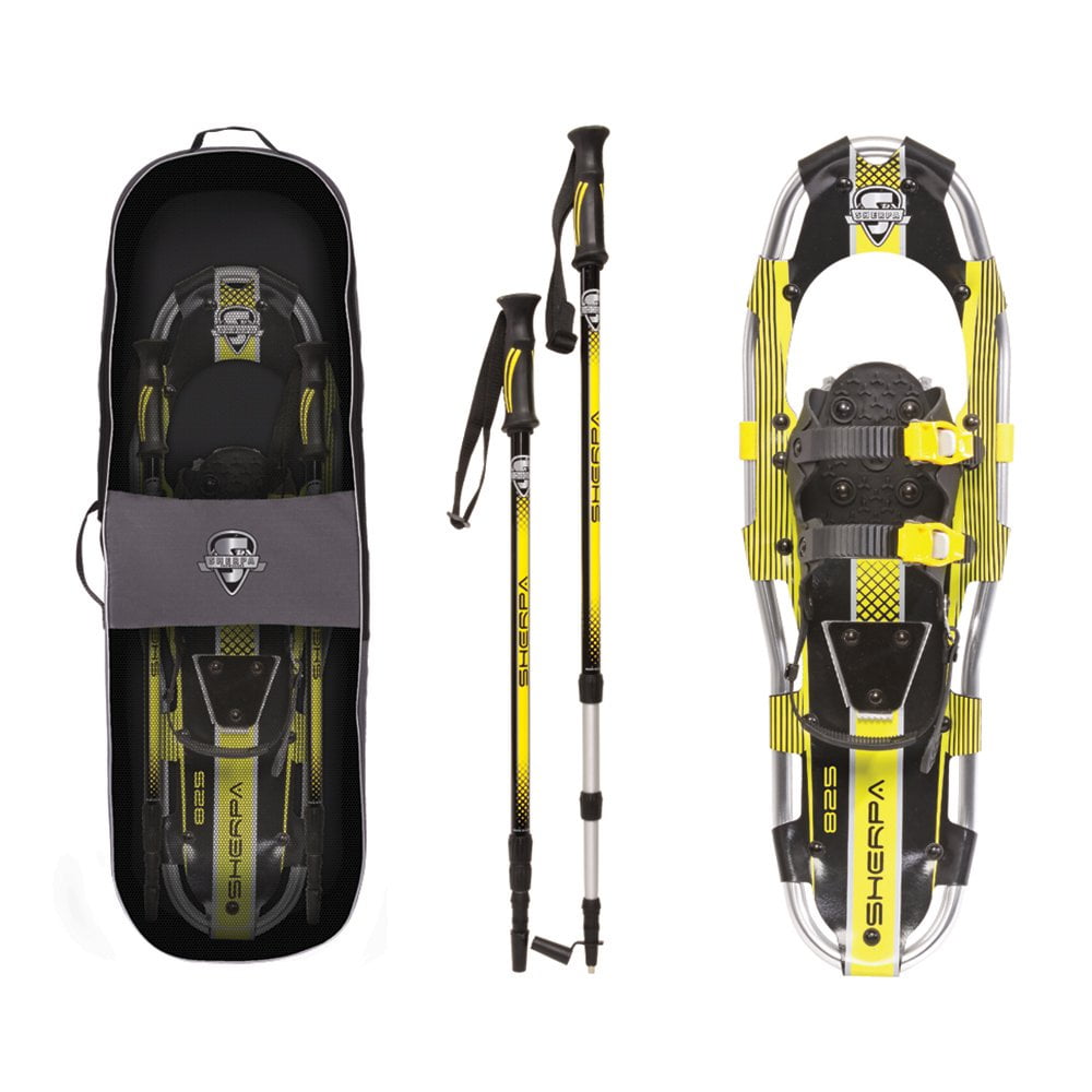 Yukon Charlie's Sherpa Series Snowshoe 8 x 25 Inches, Yellow Black | 80-5006K by Lifetime Products Inc.