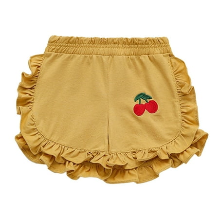 

EnJoCho Fashion Child Kids Girls Summer Cute Ruffle Printing Shorts Pants Juniors Leggings Pack Girls 12-14 Clothes Baby Girl Knitted Pants Little Toddler Girls Shorts Pants