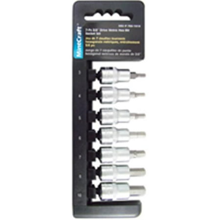 

Mintcraft TS1007M-P 7 Piece 0.38 Driver Hex Socket Set
